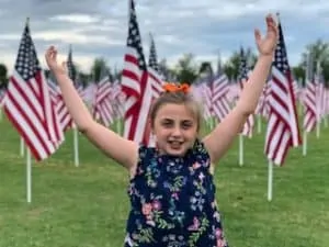 Memorial Day Flag Display