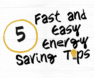 fast and easy energy tips